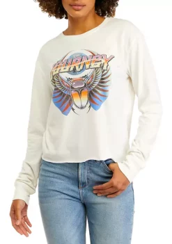 Brand new 🥰 TRUE CRAFT Juniors' Long Sleeve Boxy Graphic T-Shirt 🤩