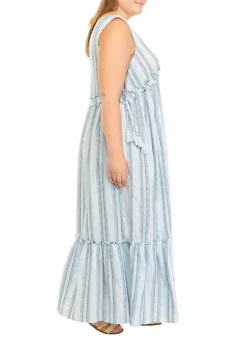 Cheapest 👍 TRUE CRAFT Plus Size Sleeveless Maxi 👗 Dress ✔️ -True Craft Clothing Store Belk 1051
