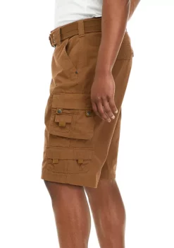 Deals 🔥 TRUE CRAFT Belted Cargo Shorts 🎉 -True Craft Clothing Store Belk 1128
