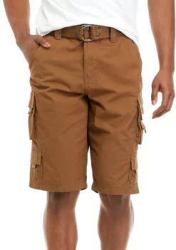 Deals 🔥 TRUE CRAFT Belted Cargo Shorts 🎉 -True Craft Clothing Store Belk 1129