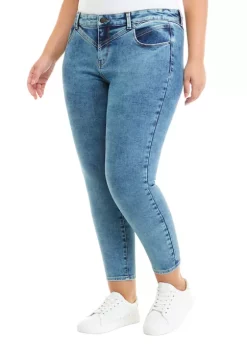Hot Sale โค๏ธ TRUE CRAFT Plus Size Mid Rise Skinny Ankle ๐ Jeans ๐ 11 Hot Sale โค๏ธ TRUE CRAFT Plus Size Mid Rise Skinny Ankle ๐ Jeans ๐ -True Craft Clothing Store Belk 1145