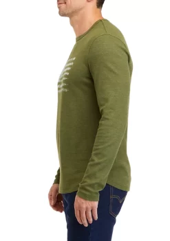 Flash Sale 🤩 TRUE CRAFT Adam Graphic Thermal 👚 Shirt ❤️ -True Craft Clothing Store Belk 1190