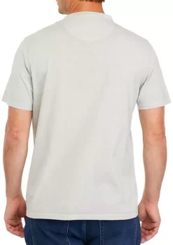Discount 😀 TRUE CRAFT Short Sleeve Henley T-Shirt ⌛ -True Craft Clothing Store Belk 1229