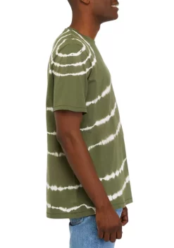 Budget 🛒 TRUE CRAFT Short Sleeve Tie Dye Crew T-Shirt 🎁 -True Craft Clothing Store Belk 1283