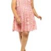 Hot Sale 🎁 TRUE CRAFT Plus Size Sleeveless Tiered 👗 Dress ❤️ -True Craft Clothing Store Belk 1308