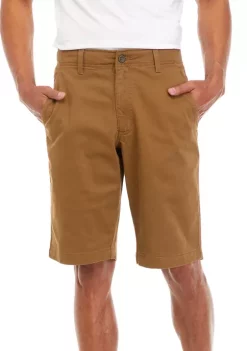 Wholesale 😉 TRUE CRAFT 11" Stretch Twill Shorts 🧨 -True Craft Clothing Store Belk 1364