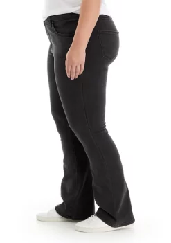 Coupon 🛒 TRUE CRAFT Plus Size High Rise Slim Cut Flared 👖 Jeans 🧨 -True Craft Clothing Store Belk 1372