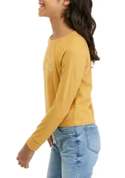 Coupon 🤩 TRUE CRAFT 👧 Girls 7-16 Long Sleeve Graphic T-Shirt ✔️ -True Craft Clothing Store Belk 1388