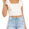 Deals 🥰 TRUE CRAFT Flutter Sleeve Peasant Top ⭐ 1 Deals 🥰 TRUE CRAFT Flutter Sleeve Peasant Top ⭐ -True Craft Clothing Store Belk 1439
