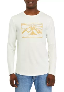 Discount ✨ TRUE CRAFT Long Sleeve Thermal Graphic T-Shirt ⭐