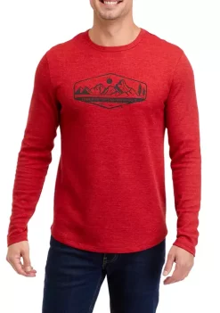 Best Pirce 👍 TRUE CRAFT Adam Graphic Thermal 👚 Shirt 😍 -True Craft Clothing Store Belk 1469