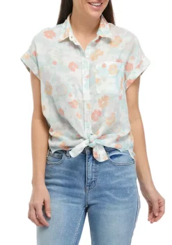 Budget 🌟 TRUE CRAFT Printed Short Sleeve Camp 👚 Shirt 😉 13 Budget 🌟 TRUE CRAFT Printed Short Sleeve Camp 👚 Shirt 😉 -True Craft Clothing Store Belk 1496