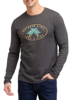 New 👏 TRUE CRAFT Adam Graphic Thermal 👕 Shirt ✔️