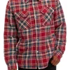Cheapest 🔔 TRUE CRAFT Sherpa Lined Flannel Shacket 💯