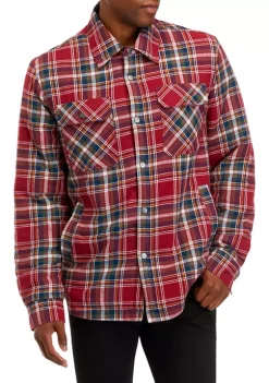 Cheapest 🔔 TRUE CRAFT Sherpa Lined Flannel Shacket 💯