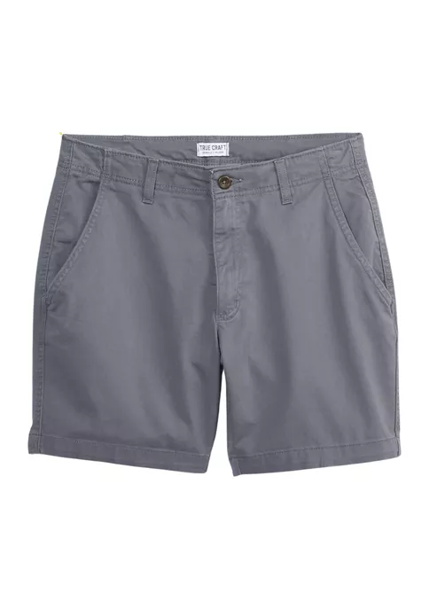 Discount โค๏ธ TRUE CRAFT Juniors' 7" Stretch Twill Short ๐ 3 Discount โค๏ธ TRUE CRAFT Juniors' 7" Stretch Twill Short ๐