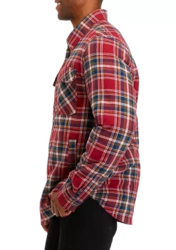 Cheapest 🔔 TRUE CRAFT Sherpa Lined Flannel Shacket 💯 -True Craft Clothing Store Belk 155