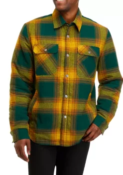 Cheapest 🔔 TRUE CRAFT Sherpa Lined Flannel Shacket 💯 -True Craft Clothing Store Belk 156
