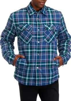 Cheapest 🔔 TRUE CRAFT Sherpa Lined Flannel Shacket 💯 -True Craft Clothing Store Belk 157