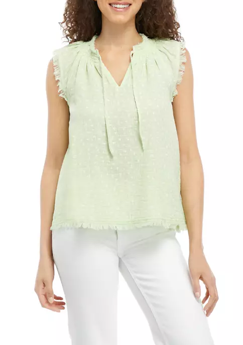 Hot Sale ๐ TRUE CRAFT Flutter Sleeve Tie Neck Printed Top โ 3 Hot Sale ๐ TRUE CRAFT Flutter Sleeve Tie Neck Printed Top โ