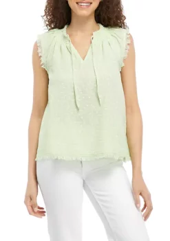 Hot Sale ๐ TRUE CRAFT Flutter Sleeve Tie Neck Printed Top โ 17 Hot Sale ๐ TRUE CRAFT Flutter Sleeve Tie Neck Printed Top โ -True Craft Clothing Store Belk 1596