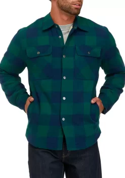Cheapest 🔔 TRUE CRAFT Sherpa Lined Flannel Shacket 💯 -True Craft Clothing Store Belk 161