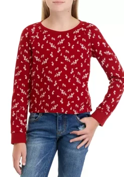 Best Pirce 😍 TRUE CRAFT 👧 Girls 7-16 Long Sleeve Graphic T-Shirt 🎉 -True Craft Clothing Store Belk 1626