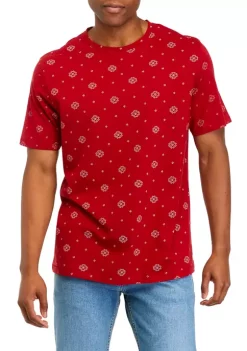 Cheapest ✔️ TRUE CRAFT Short Sleeve Printed Crew Neck T-Shirt 😍 -True Craft Clothing Store Belk 1630