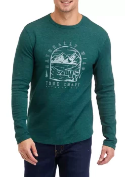 Brand new 😀 TRUE CRAFT Adam Graphic Thermal 👚 Shirt 🛒 -True Craft Clothing Store Belk 1635