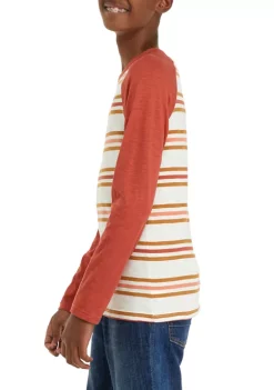 Cheapest ✨ TRUE CRAFT Boys 8-20 Long Sleeve Striped T-Shirt 🎁 -True Craft Clothing Store Belk 1648