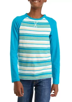 Cheapest ✨ TRUE CRAFT Boys 8-20 Long Sleeve Striped T-Shirt 🎁 -True Craft Clothing Store Belk 1649