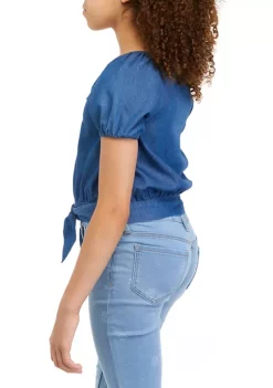 Best Sale 😀 TRUE CRAFT 👧 Girls 7-16 Short Sleeve Button Front Top 💯 8 Best Sale 😀 TRUE CRAFT 👧 Girls 7-16 Short Sleeve Button Front Top 💯 -True Craft Clothing Store Belk 1705