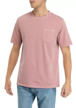 Promo ⌛ TRUE CRAFT Short Sleeve Garment Dyed T-Shirt ✨ -True Craft Clothing Store Belk 1710
