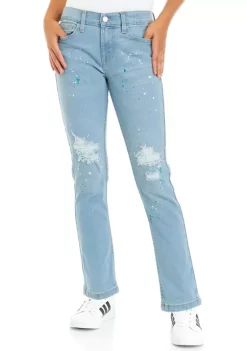 Promo 🎁 TRUE CRAFT 👧 Girls 7-16 Tapered Fit 👖 Jeans 🧨