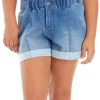 Flash Sale 😉 TRUE CRAFT 👧 Girls 7-16 High Waist Pull On Shorts 🌟 -True Craft Clothing Store Belk 1859