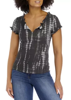 Top 10 👏 TRUE CRAFT Tie Dye Lettuce Edge Top 🥰