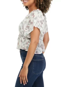 Best reviews of 🧨 TRUE CRAFT Short Sleeve Cinched Front Top 🧨 -True Craft Clothing Store Belk 1908