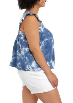 Promo 👍 TRUE CRAFT Plus Size Gauze Tank Top 🎁 -True Craft Clothing Store Belk 1934