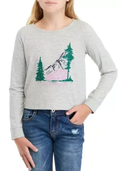 Cheap 🛒 TRUE CRAFT 👧 Girls 7-16 Long Sleeve Graphic T-Shirt 🔥