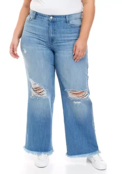 Budget 🥰 TRUE CRAFT Plus Size Wide Leg 👖 Jeans 🌟 -True Craft Clothing Store Belk 1980