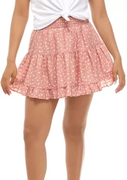 Budget ✔️ TRUE CRAFT Floral Printed Tiered 👗 Skirt 🔔 -True Craft Clothing Store Belk 2002