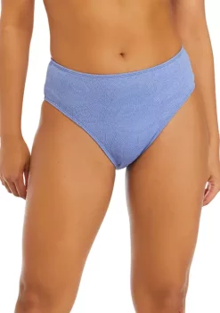 Budget 👏 TRUE CRAFT Paisley Textured High Waist Swim Bottoms 😉