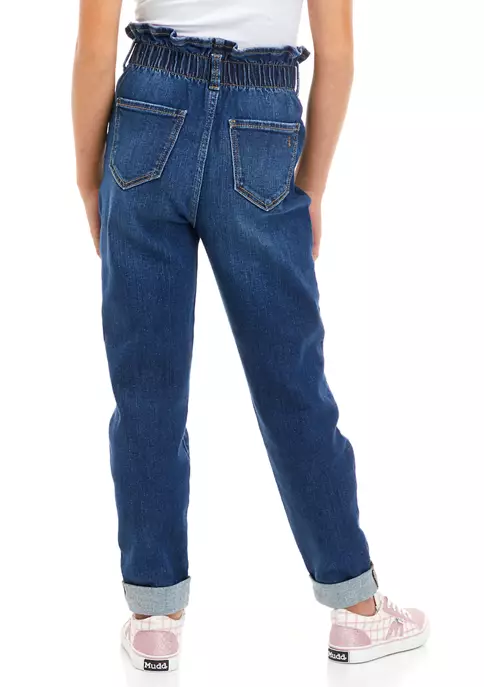 Wholesale 😀 TRUE CRAFT 👧 Girls 7-16 High Rise Paper Bag 👖 Jeans 👍 4 Wholesale 😀 TRUE CRAFT 👧 Girls 7-16 High Rise Paper Bag 👖 Jeans 👍 - Image 2