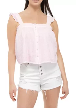 Outlet 💯 TRUE CRAFT Gauze Tank Top 🎁 -True Craft Clothing Store Belk 2053