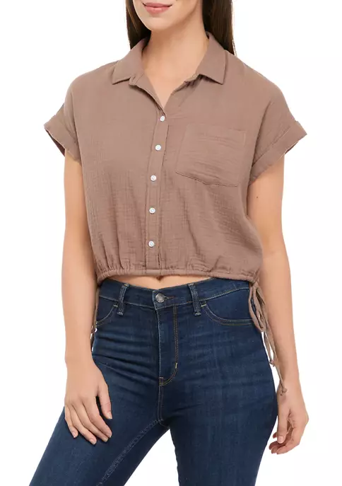 Coupon ๐ TRUE CRAFT Short Sleeve Side Tie Camp ๐ Shirt ๐ 3 Coupon ๐ TRUE CRAFT Short Sleeve Side Tie Camp ๐ Shirt ๐