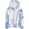 Best Pirce 🔔 TRUE CRAFT 👧 Girls 7-16 Tie Dye Twist Front Hoodie ✔️ -True Craft Clothing Store Belk 2076