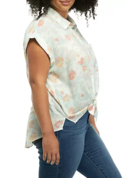 Wholesale ⌛ TRUE CRAFT Plus Size Short Sleeve Camp 👕 Shirt 🛒 -True Craft Clothing Store Belk 2080