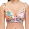 Cheapest ❤️ TRUE CRAFT Jungle Ruffle Smocked Swim Bralette 🛒 -True Craft Clothing Store Belk 2082