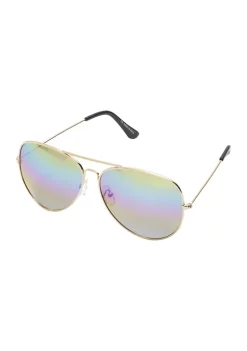 Deals 😉 TRUE CRAFT Metal Color Lense Aviator 👓 Sunglasses ⭐