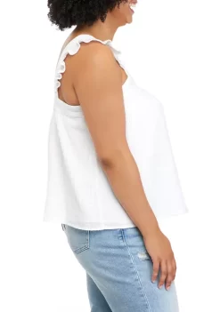 Buy 🎁 TRUE CRAFT Plus Size Gauze Tank Top ✔️ -True Craft Clothing Store Belk 2124